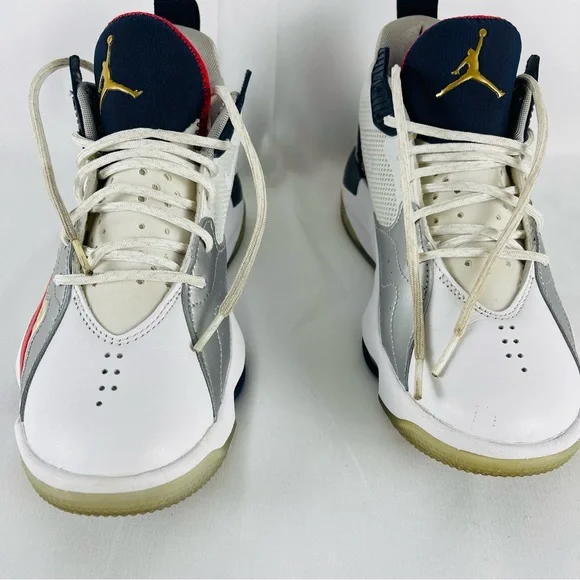 Men's Nike Air Jordan Zoom 92 USA Olympics Basketball Shoes CK9183-101 Size: 8 - Picture 6 of 14
